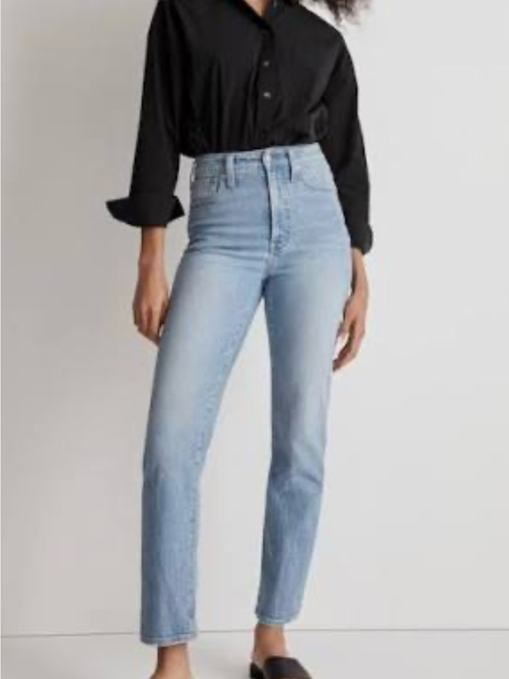 Madewell Light Blue The Perfect Vintage Straight Leg Women's Jeans